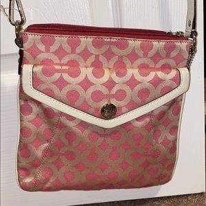 Pink Coach Crossbody Purse